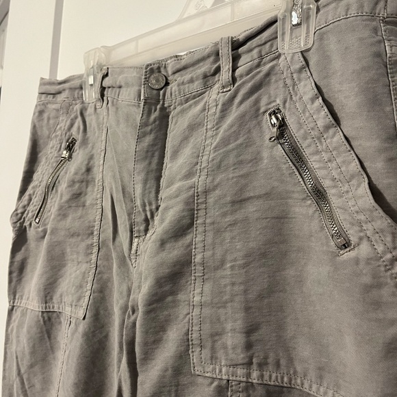 Just Jeans Womens Jogger Pants 14 Grey Relaxed Mid Rise Ankle Length Viscose LG - Picture 2 of 10